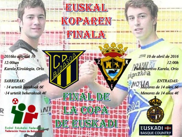 Cartel de la final de la copa de euskadi (1)