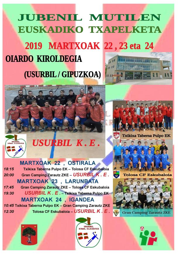 Cartel Fase Final Juvenil Mutilak